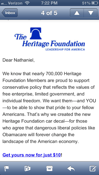 An e-mail that renders legibly on a mobile device